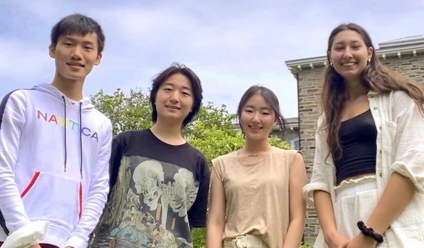 photo of Alex Li, Xinxin Li, Sumin Byun, Ella Yadav